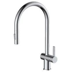 Just Tap VOS Chrome Single Lever Pull Out Sink Mixer