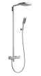 Urban exposed thermostatic shower column