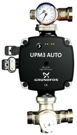 Multi Room Pump Pack Mixing Valve Unit with Grundfos A-rated UPM3 Pump