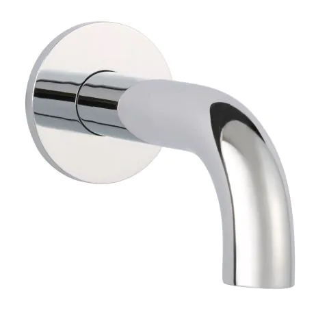 Just Taps Florence Basin Spout With Wall Flange, 120mm