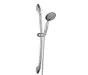 Just Taps Plus Slider Rail With Multi Function Shower Handle -Brass With Chrome Finishing