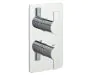 Just Taps Amore Thermostatic Concealed 3 Outlet Shower Valve