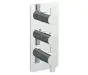 Just Taps Amore Thermostatic Concealed 3 Outlets Shower Valve