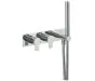 Just Taps Amore Thermostatic Concealed 2 Outlets Shower Valve With Attached Handset