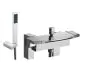 Just Taps Flow Deck Mounted Bath Shower Mixer with Kit