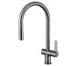 Just Taps VOS Brushed Black Single Lever Sink Mixer With PULL OUT