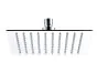 Just Taps Glide Ultra-Thin Square Fixed Shower Head 400mm x 400mm - Chrome