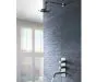 Just Taps Fonti thermostatic concealed 2 outlet shower valve, with spout MP 0.5