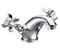 Just Taps Plus Nelson Monoblock Basin Mixer Without Pop Up Waste