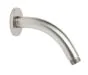   Just Taps Inox Round Ceiling Arm 200mm - Pure Stainless Steel