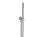 Just Taps Inox Round Water Outlet And Holder With Metal Hose And Slim Handshower, Slide Fixing