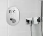 Just Taps Leo 2 Outlet Touch Thermostat with Overhead & Hand Shower