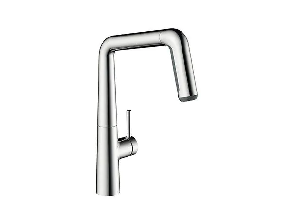 KWC KIO single lever monobloc with pull-out-spary