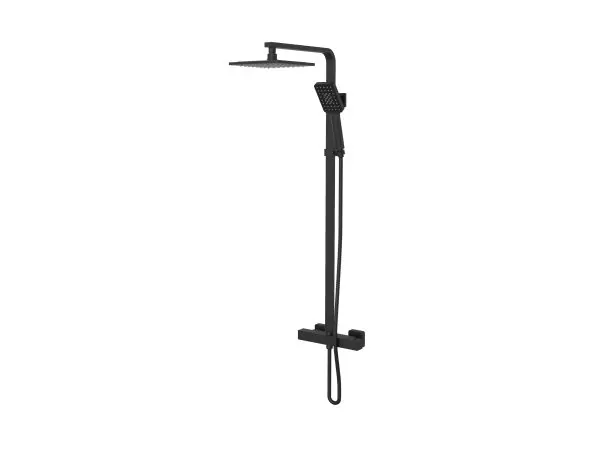 Saneux TOOGA 2 way shower kit with bar valve – Matte black