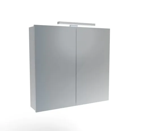 Saneux OLYMPUS 75cm 2 door electric mirror cabinet