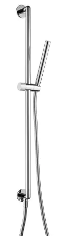 Just Taps Slide rail with pencil shower handle and hose Chrome