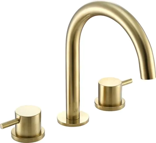 Just Taps VOS 3 Hole Deck Mounted Basin Mixer