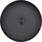 Just Taps Vos Matt Black Grade 316 Stainless Steel Counter Top Basin – Round