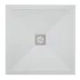 Crosswater Stone Resin Shower Trays 25mm Central Waste Square 900 x 900mm