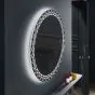 Hib Bellus Round Illuminated Bathroom Mirror 100cm