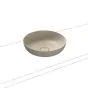 Kaldewei Miena 380mm Washbasin with Easy Clean & Sound Insulation 3181 - Seashell Cream - 909406003728