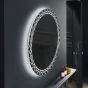 HIB Bellus 80 Round LED Bathroom Mirror 800mm