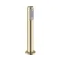 Crosswater MPRO Follow Me Round Shower Handset and Hose - Brushed Brass