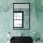 Bathroom Origins Docklands 1200mm Matt Black Rectangular Mirror