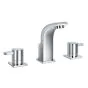 Flova Essence 3-hole deck mounted basin mixer with clicker waste set