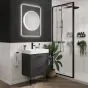 HiB Frontier 70 LED Bathroom Mirror 900mm H x 700mm W