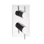Crosswater Crosswater Kai Lever 2 Outlet 2 Handle Trimset Concealed Thermostatic Valve