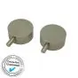 Crosswater MPRO Handles (pair) Brushed Stainless Steel - KLTHLS02V