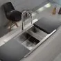 Clearwater Titania C Monobloc Kitchen Sink Mixer Tap With Pull-Out Aerator