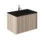 Crosswater Limit 700 Single Drawer Unit with Midnight Black Glass Basin