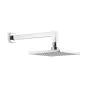 Crosswater Planet 200mm square fixed head with 340mm wall arm