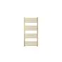 Crosswater MPRO 430 x 900 All Electric Right Hand Towel Warmer-Brushed Brass