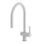 Just Taps VOS Matt White Single Lever Pull Out Sink Mixer