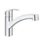 Grohe Eurosmart top lever monobloc with swivel spout and pull-out dual spray – Chrome