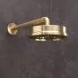 Crosswater MPRO Industrial Easy Clean Shower Head 8" - Unlacquered Brushed Brass