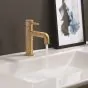 Crosswater MPRO Industrial Basin Mono - Unlacquered Brushed Brass