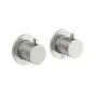 Crosswater Module 3 Outlet 2 Handle Shower Valve Brushed Stainless Steel
