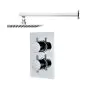 Abacus Emotion Thermostatic Round Shower & Square Overhead