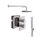 Abacus Shower Pack 3 - Round - Chrome