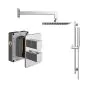 Abacus Shower Pack 2 - Square - Chrome