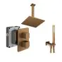 Abacus Shower Pack 4 - Square - Brushed Bronze