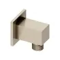 Abacus Emotion Square Wall Outlet Brushed Nickel