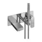 Abacus Edge Wall Mount Concealed Bathshower Mixer Chrome