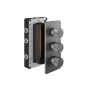 Abacus Ez Box 3.0 Thermostatic Shower Valve 3 Outlet 3 Anthracite Iso Pro Handles