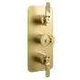 Crosswater Union Brushed Brass Lever Shower Valve With 3 Way Diverter