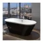 Abacus Vessini 1700X755 Freestanding Bath With Black Panel